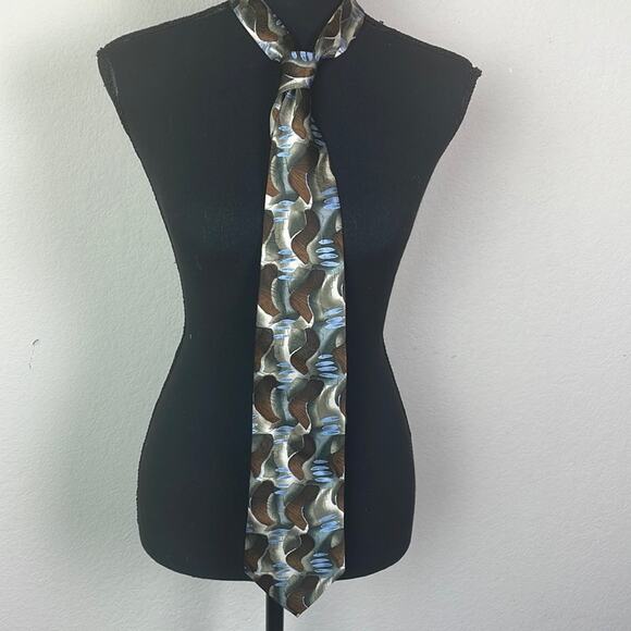 J. Garcia Limited Edition Duck Worm Alarm 100% silk tie - Picture 1 of 7